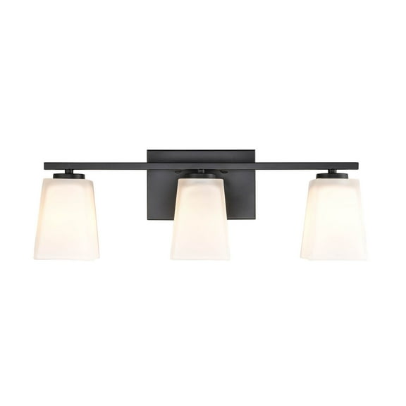 293-MB Millennium Lighting 3 Light Bath Vanity-7 Inch Tall and 21 Inch Wide-Matte Black Finish