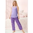 thumbnail image 3 of Dreams & Co. Women's Plus Size Knit Sleep Tank, 3 of 3