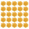 thumbnail image 1 of Unique Bargains Wax Seal Stickers, 25 Pcs Embossed Self Adhesive Good Luck Sticker, Gold Tone, 1 of 5