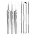 thumbnail image 1 of Blackhead Acne Clip Comedone Pimple Extractor Remover Tweezer Skin Care Tools Set, 1 of 8