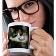 thumbnail image 2 of 3drose, Calico Cat Closeup, 11oz Mug, 2 of 6