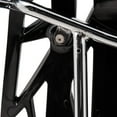 thumbnail image 3 of Home Imports Emporium Black Color Side Chair with Chromed Legs, 3 of 5