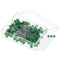 thumbnail image 1 of Uxcell Alfileres de Coser, Alfiler Recto de 1.5 Pulgadas con Cabeza de Perla Plástica, Verde, 100 Paquete, 1 of 6
