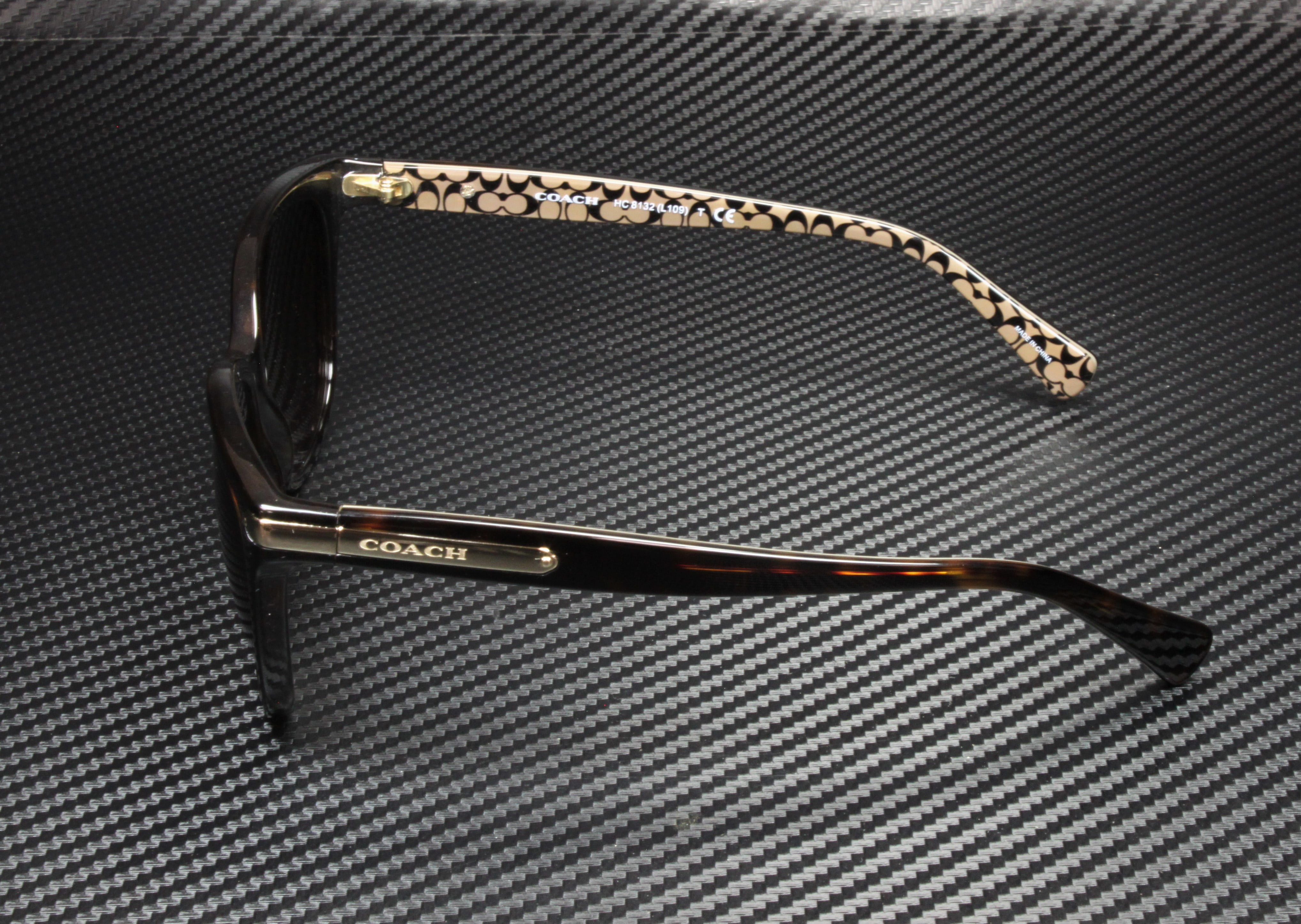 Women's Gradient HC8132-529113-57 Brown Square Sunglasses