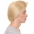 thumbnail image 6 of HPO Adult Men President Wig in Acute Angle, Blonde Wig, Premium Breathable Capless Cap Flame-retardant Synthetic Fiber Head Wig, 6 of 8