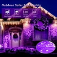 thumbnail image 2 of JMEXSUSS 2 Pack Solar String Lights Outdoor Waterproof, Each 33FT 100 LED Solar Lights Outdoor, 8 Modes White Fairy Light for Outside Yard Tree Patio Garden Wedding Christmas Decorations, 2 of 10