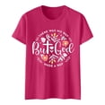 thumbnail image 4 of There Was No Way but God Made A Way Graphic Tees for Women 2026 Summer Casual Short Sleeve Crewneck Christian T Shirts, 4 of 4
