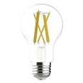 thumbnail image 3 of GE LED Light Bulbs, 100 Watt, Daylight, A19 Bulbs, Medium Base, Clear Finish, 13yr, 4pk, 3 of 9