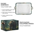 thumbnail image 2 of Ryvnso Bear in Forest Storage Basket Large Bin Foldable Boxes Toys Organizer 14.2x10.2x8.3in 2 PCs, 2 of 8