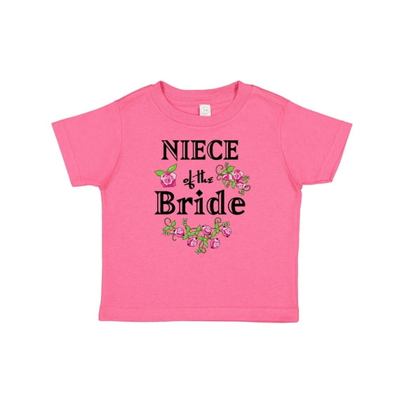 Inktastic Niece of the Bride Roses Girls Baby T-Shirt