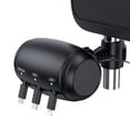 thumbnail image 1 of Estación de carga retráctil para varios vehículos 3 en 1 con cable de carga rápida para el asiento trasero del automóvil, compatible con USB tipo C, iPhone, iPad, Android y pasajeros del asiento, 1 of 6