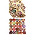 thumbnail image 1 of 150pcs Mezcló 2 Agujeros De Pintados Botones De Para DIY Scrapbooking 20 Mm, 1 of 9