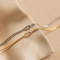 thumbnail image 5 of Gold Bracelets for Women 14K Real Gold Plated Love Knot Bracelet Dainty Snake Chain Infinity Bracelet Adjustable Gold Jewelry Gifts for Women, 5 of 5