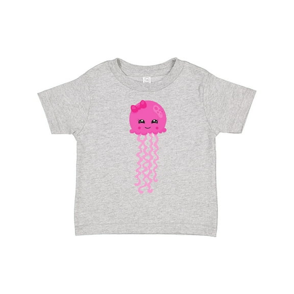 Inktastic Cute Jellyfish, Little Jellyfish, Pink Jellyfish Girls Toddler T-Shirt