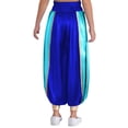 thumbnail image 3 of inhzoy Boys Arabian Prince Kids Satin Trousers Party Bell Bottoms Outfit Sky Blue 16, 3 of 5