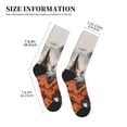 thumbnail image 3 of Bingfone Compression Socks for Women and Men Long Socks for Running Athletic Cycling Nurse- Polka Dot Rhino Welcome, 3 of 7