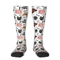 thumbnail image 2 of Picia Women Crew Soft Moisture-wicking Socks Hip Hop Dog Pattern Design Cotton Socks, One Size fit All, 2 of 9