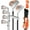 Women-Orange, variant on XDriveMax 8-Pieces Complete Golf Club Set for Men Includes Stand Bag with Rain hood , Fairway Wood Head Covers, Hybrid, Irons and Putter, Red-Left Handed