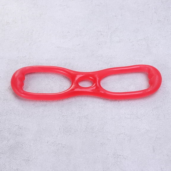 GOOHOCHY 8-Word Yoga Stretching Strap Red Resistance Fitness Pull Rope for Flexibility and Exercise