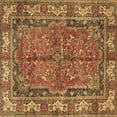 thumbnail image 1 of Ahgly Company Indoor Square Persian Brown Traditional Area Rugs, 3' Square, 1 of 4