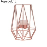 Rose Gold l simple candle holder