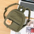 thumbnail image 2 of Minimochila Phaoullzon para niñas, lona, verde oscuro, 2 of 7
