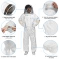 thumbnail image 3 of Uxcell Bee Suit for Men Women XL Beekeeping Suit with Glove and Veil Hood Coffee, 3 of 7
