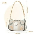 thumbnail image 3 of FORMRS Womens Shoulder Bag with Chain Strap Clutch Purse Cute Tote Handbag, Halloween Ghosts, 3 of 7