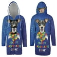 thumbnail image 3 of Autism Awareness Rat Terrier Accept Understand Love All Over Print 3D Hooded Duffle Toggle Coat Ratty Dog Lover - 12003, 3 of 6