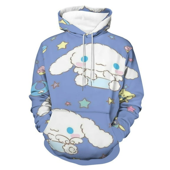 Adult Hoodies Cinnamoroll Unisex Pullover Loose Sweater Hoodie Hooded Sweatshirt With Pockets For Mens Womens