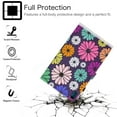 thumbnail image 2 of TECH CIRCLE iPad 10th Generation Case 2022, Flip Folio PU Leather Lightweight Stand Case with Auto Sleep/Wake Wallet Case for iPad 10th Gen 10.9 inch 2022 A2696 A2757 A2777, Daisy, 2 of 7