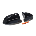 thumbnail image 1 of For Tesla Model 3 2016 2017 2018 2019 2020-2023 Car Replacement Rearview Mirror Cover Look Side Wing Mirror Caps OX Hron Style Gloss Black, 1 of 6