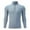 Light Blue, variant on KyCheLot Men's Athletic Shirts Pullover Wicking 1/4 Zip Solid Color Plus Size Long Sleeve Sports Sweatshirt