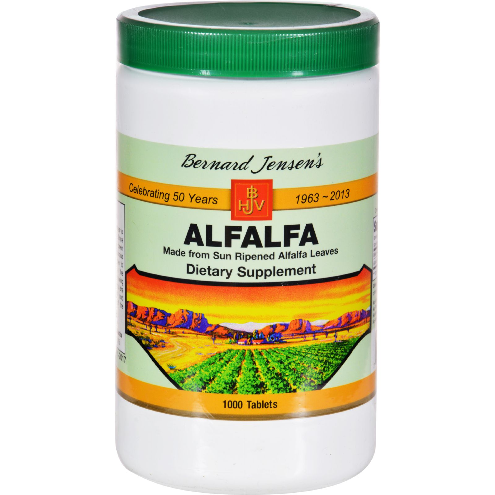 Bernard Jensen Alfalfa Leaf Tablets 550 mg 1000 Tablets Walmart