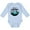 AE-Light Blue, variant on Inktastic Mom's Hiking Buddy with Mountains and Trees Boys or Girls Long Sleeve Baby Bodysuit