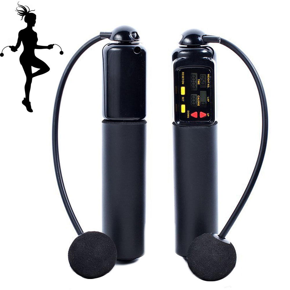 Ueasy Jump Rope Digital Ropeless Jump Rope Tangle Free Speed Rope with