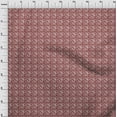 thumbnail image 4 of oneOone Cotton Poplin Maroon Fabric Writing Font Craft Projects Decor Fabric Printed By The Yard 42 Inch Wide, 4 of 5