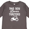 thumbnail image 4 of Inktastic Farming This Boy Loves Tractors Boys Long Sleeve Toddler T-Shirt, 4 of 5