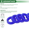 thumbnail image 4 of Sello de Aceite Universal UN Lip Sello Anillo Sello de Eje Rotativo 30x42x10mm Alta Presión TPU Azul 5 Pcs, 4 of 7