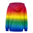 thumbnail image 5 of Womens Rainbow Zip Up Hoodies 2026 Y2K Casual Cozy Sweatshirt Long Sleeve Drawstring Pullover Casual Track Jackets with Pockets Multicolour S-5XL, 5 of 5