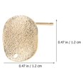 thumbnail image 5 of Milisten 30pcs Alloy Earring Stud Bases Diy Ear Stud Base Earring Making Materials, 5 of 5