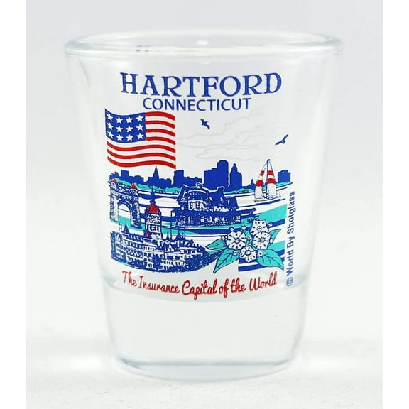 Hartford Connecticut Great American Cities Collection Shot Glass