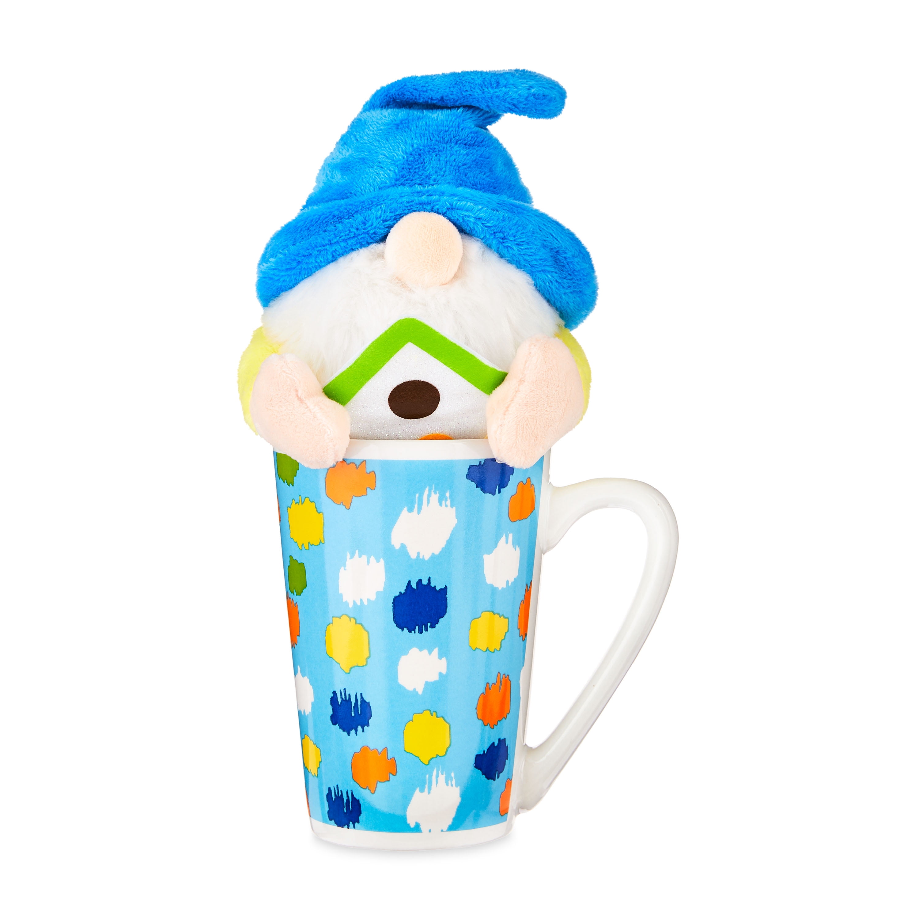 "Way to Celebrate! Easter Plush in Latte Mug, Gnome"