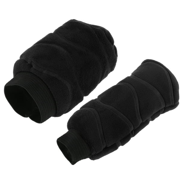 Protector de pomo de cambio de coche universal Unique Bargains, cubierta de pomo de cambio, cubierta de freno de mano, cubierta de pomo de cambio de felpa negra