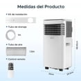 thumbnail image 3 of Calefactor Portátil Sky Care 4 en 1 – Frío, Calor, Deshumidificador y Ventilador, 3 of 7