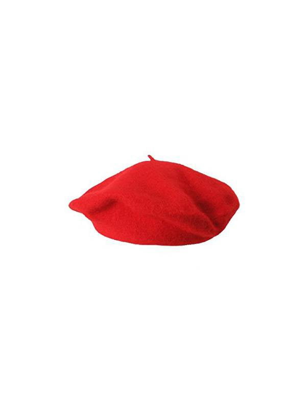 New Wool Scala Berets Hat Cap -, Red 