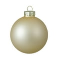 thumbnail image 3 of Northlight 2-Finish Glass Ball Christmas Ornaments - 2.5" (60mm) - Gold - 9ct, 3 of 5