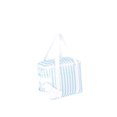 thumbnail image 3 of No Boundaries Beach Mini Cooler Tote Bag, Blue Stripe, Women's, 3 of 5