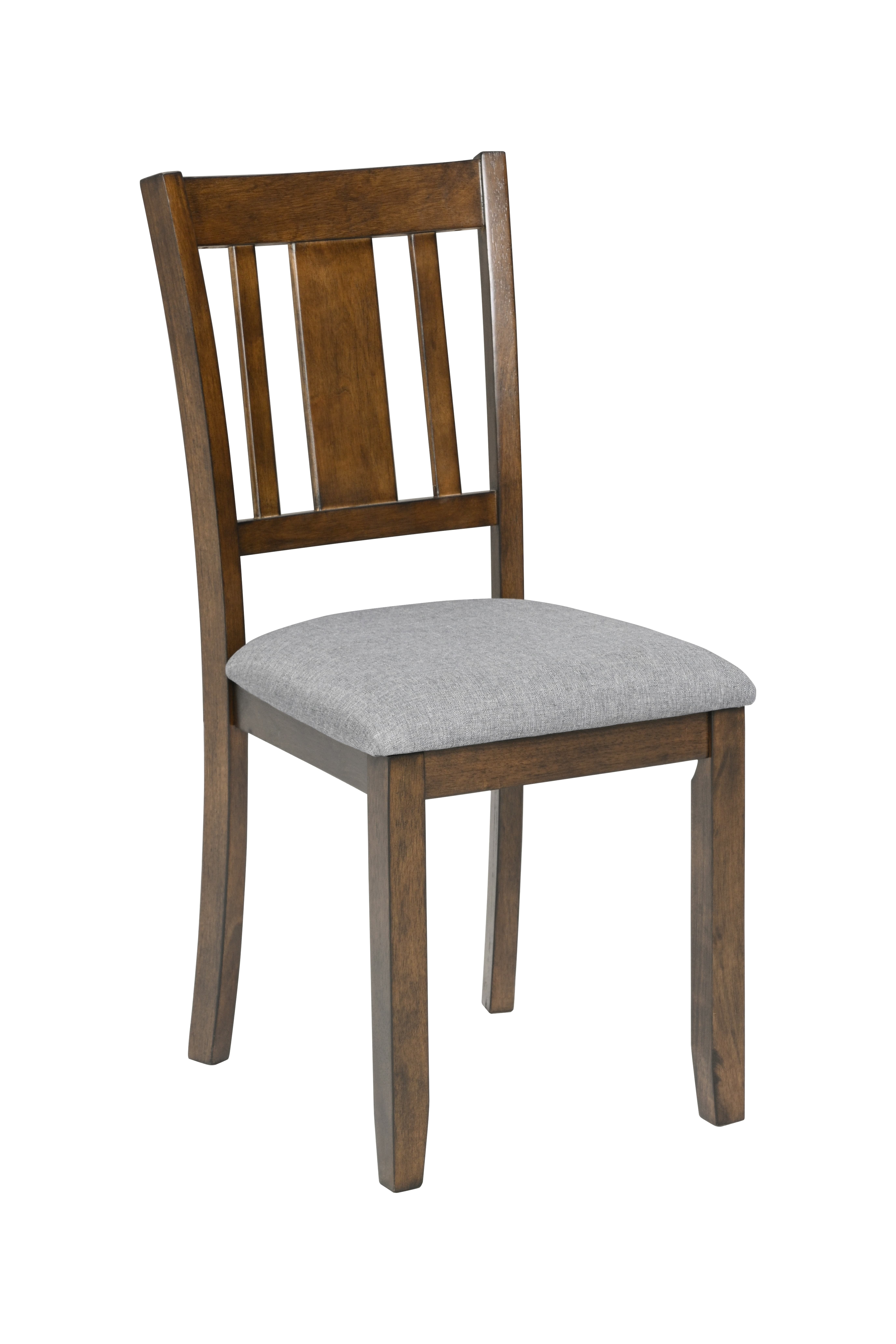 MAYEERTY Wooden Dining Chairs Set of 4, Kitchen Chair with Padded Seat, Upholstered Side Chair for Dining Room, Living Room, Walnut