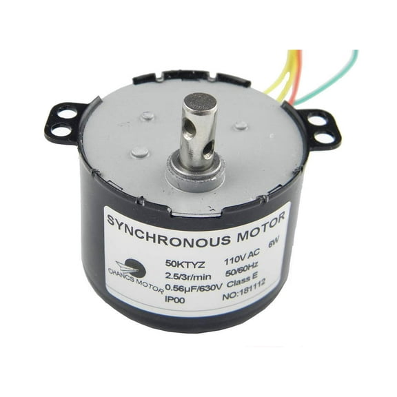 CHANCS 50KTYZ Synchronous Motor AC 110V 2.5/3RPM Electric Gear Motor for School Project